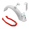 thumbnail image 4 of Eigraketly Guardabarros trasero para patinete eléctrico, tapas de soporte de luz trasera, funda de silicona para bicicleta, accesorios de protección Patinetes eléctricos Blanco Eigraketly OD023840-03, 4 of 6