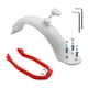 thumbnail image 5 of Eigraketly Guardabarros trasero para patinete eléctrico, tapas de soporte de luz trasera, funda de silicona para bicicleta, accesorios de protección Patinetes eléctricos Blanco Eigraketly OD023840-03, 5 of 6