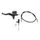 thumbnail image 1 of Embrague de freno de motocicleta con kit de cable 6 ángulos ajustable universal para manillar de 7/8 pulgadas y 22 mm Negro, 1 of 19