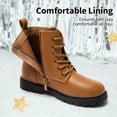 thumbnail image 3 of BURUDANI Kids Combat Ankle Boots Side-Zip Closure for Toddler & Little Kid, 3 of 6