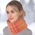 thumbnail image 2 of Yanyanz Neckerchief for Men, Neck Warmer Men Neck Gaiter Women Scarf Winter Double Layer Thick Knit Circle Loop Scarf Warm Windproof, Neckerchiefs Pink One Size, 2 of 5