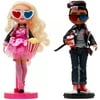 L.O.L Surprise! OMG Movie Magic Fashion Tough Dude and Pink Chick Doll Playset, 25 Pieecs