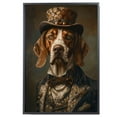thumbnail image 2 of American English Coonhound Wall Art Dog Canvas Paintting Wall Art Vintage Dog Poster Unframe Funny Pet Prints For Room Décor, 2 of 6