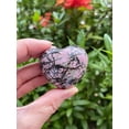 thumbnail image 5 of Rhodonite Gemstone Hearts, Polished Rhodonite Puffy Hearts, Rhodonite Palm Stone, Rhodonite Heart (5 Hearts）, 5 of 9