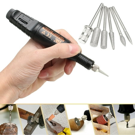 15Pcs DIY Electric Engraving Tool Engraver Carved Pen for Jewelry Metal Glass Wood (Best Wood For Engraving)