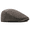 Dark Brown, variant on Men's Tweed Newsboy Cap, Classic Herringbone Plaid Ivy Flat Cap, Vintage Wool Blend Cabbie Hat for Driving Hunting Daily Wear