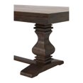 thumbnail image 5 of Walnut Wood Extendable Dining Table with Removeable 18" Leaf, 5 of 5