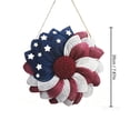 thumbnail image 2 of 250th Anniversary Patriotic Wreath, Red White and Blue Wreath All-Weather Farmhouse Outdoor Holiday Decoration, Memorial Wreaths 4th of July Wreaths for Front Door, 2 of 7