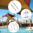 thumbnail image 4 of Muyoka MTFun M5 Juego de accesorios para toldos Heavy Duty Sun Shade Sail Kit de hardware de acero inoxidable para triángulo y cuadrado Rectángulo Sun Shade Sail Accesorios de fijación Muyoka Hogar, 4 of 7