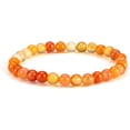 thumbnail image 1 of GHSDFBB | Small, Medium, Large Sizes | Gemstone Beaded Stretch Bracelet | 6mm Round Beads, 1 of 6