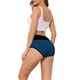 thumbnail image 3 of INSPIRAR CHIC Ropa Interior de Mujer Control de Abdomen de Cintura Alta Braguitas de Color Bloque M Azul Oscuro, 3 of 4