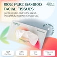 thumbnail image 3 of 100% Bamboo Facial Tissue | 3-Ply Strong | Lint-Free, Fragrance-Free | Gentle for Sensitive Skin | BPA & PFAS-Free, FSC Certified | 3 Boxes (375 Sheets) |, 3 of 4