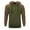 Green, variant on Miluxas Long Sleeve Tops for Men Men Hoodies Color Block Patchwork Blend Fleece Pullover Kanga Pocket Sweatshirts Yellow 10(XL)