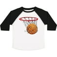 thumbnail image 3 of Inktastic Basketball Swish Boys or Girls Toddler T-Shirt, 3 of 5