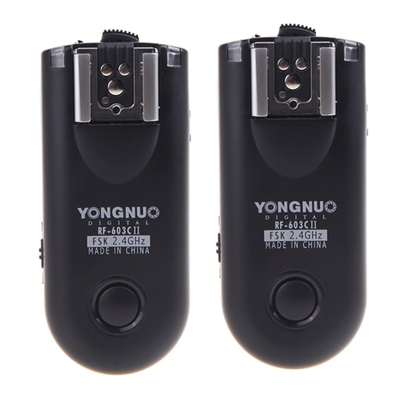 YONGNUO Télécommande Sans Fil 2.4GHz pour Canon 5D 1D 50D avec 16 Canaux et Portée de 100M