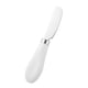 thumbnail image 4 of Cuchillo para mantequilla y queso, mango de porcelana, acero inoxidable para untar tostadas Blanco, 4 of 9