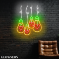 thumbnail image 2 of Glowneon Heart Light Bulbs Led Sign, Valentine's Day Neon Wall Decor, 2 of 5