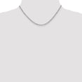 thumbnail image 2 of Real 14kt White Gold 2.5mm Semi-Solid Figaro Chain; 16 inch; Lobster Clasp; for Adults and Teens; for Women and Men, 2 of 5