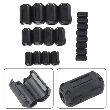 

20 Pcs Ring Core Ferrite Bead Clamp Choke Coil Rfi Emi Noise Filter Cable Clip