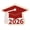 2, variant on Decorative Brooch Zn Alloy Graduation Lapel Pin With 2026 Theme Ideal For Gowns Jackets And Backpacks