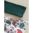 thumbnail image 6 of Elippeo Baby Girls 2Pcs Christmas Outfits Ruffle Long Sleeve Skirt Romper with Headband Set Newborn Clothes, 6 of 9