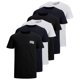 thumbnail image 1 of Jack & Jones Camiseta para Hombre, Pack de 6 - JJECORP LOGO TEE O-NECK, estampado con logo, algodón Blanco/Azul marino/Negro XL (X-Large), 1 of 6