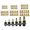 M3-M10, variant on Rivet Nut Tool Kit with M3-M12 Insert Nuts, Hardened Jaws, Manual or Drill Use, for Automotive Industrial Metal Repairs