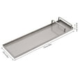 thumbnail image 6 of 28"x8" Stainless Steel Concrete Slider Knee Boards Pair Sliding Boards with Pads 110lbs Capacity for Building Construction, Renovation, Demolition, 6 of 15