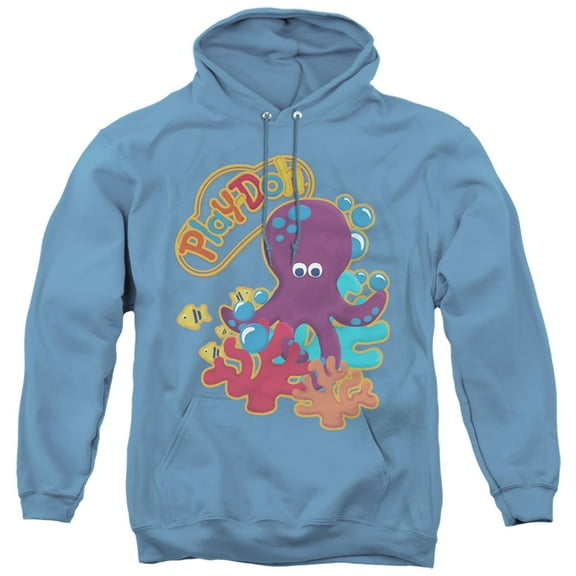 Play Doh Under The Sea Adult Pullover Hoodie Sweatshirt Carolina Blue