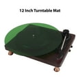 thumbnail image 2 of Graflsoa 12-Inch Anti-Static Turntable Mat - Acrylic Vinyl Record Slipmat for Noise Reduction, Black or Green, 30cm Diameter, 3mm Thickness, 2 of 6