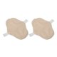 thumbnail image 5 of 2 compresas menstruales lavables de algodón puro, color piel, transpirables, a prueba de fugas, reutilizables, universales para mujeres, 5 of 10