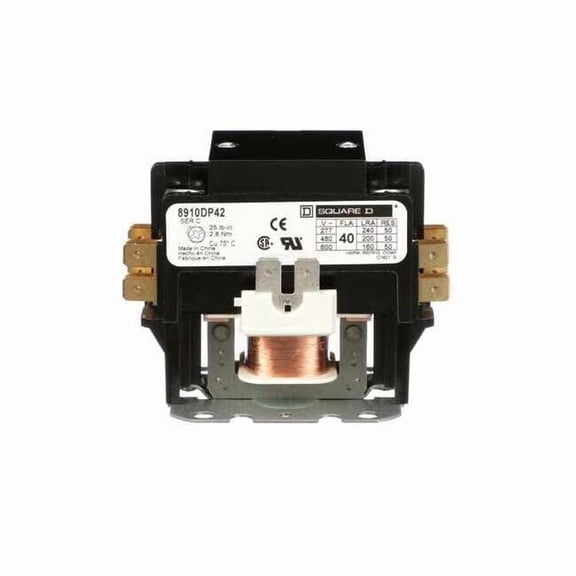 Definite Purpose Magnetic Contactor, 208V-240V AC, 2 P, Non-Reversing, 1 Phase