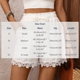 thumbnail image 3 of Ounisa Women's Solid Elastic Drawstring Pocket Decorative Patchwork Shorts Soft Breathable Lightweight Shorts, 3 of 8