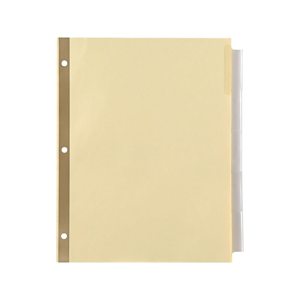 staples-big-tab-insertable-paper-dividers-5-tab-clear-13486-11110