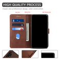 thumbnail image 2 of Dteck Case For Samsung Galaxy A32 5G 6.4-inch,Luxury Leather Hybrid Rubber Case Flip Wallet Folio Magnetic Buckle with Credit Card / ID Slots Holder & Cash Pokcet Kickstand Shockproof Cover,Coffee, 2 of 7