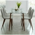 thumbnail image 4 of Heavenly Collection Glass Dining Table with sturdy metal legs, 4 of 4