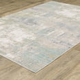 thumbnail image 2 of Oriental Weavers Cavett Area Rug - CAV01 - 9'10" x 13' - in Ivory/ Teal - Modern Style, Stain Resistant, Family and Pet Friendly , Family, Dining, Living Room Rug, 2 of 3
