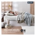 thumbnail image 4 of Edredón Ligero Reversible Pinsonic Velvet Esquimal Colcha Doble Vista (Matrimonial, Beige), 4 of 8