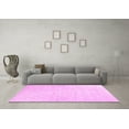 thumbnail image 3 of Ahgly Company Indoor Square Oriental Pink Industrial Area Rugs, 7' Square, 3 of 4