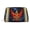 Silver, variant on Travel Makeup Bag Thailand National Emblem Wide-open PU Leather Cosmetic Toiletry Pouch with Dividers & Zipper for Women Gold