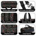 thumbnail image 3 of Teacher Tote Bag,Pink Dinosaurs Cosmic Stars Teacher Utility Tote Bag,Large Work Tote Bags for Women with Multiple Pockets,Top Zipper Closure,13.8x10.6x6.7 Inch, 3 of 5