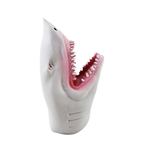 1PC Simulated Hand Puppet Toy Plastic Shark Gloves Toy Cartoon Story-telling Doll Props Parent-child Interaction Toy