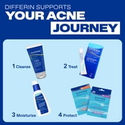 Differin Prescription-Strength Retinoid Acne Treatment Gel for Face with 0.1% Adapalene, Clears & Prevents Acne, Fragrance-Free, 15g Tube