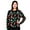 Black-reindeer, variant on Socal Look Women's Ugly Christmas Sweater, Long Sleeve Crew Neck Acrylic Holiday Pullover, L