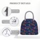 thumbnail image 4 of Disketp Cute Line Fish Bolsa Térmica para Almuerzo, Lonchera con Abertura Amplia y Gran Capacidad, Organizador Reutilizable para Mujeres, Hombres y Adultos, 4 of 6