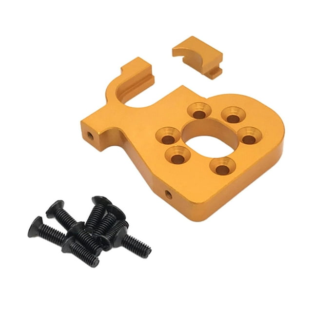 Soporte de base de coche RC Hugo 1:14 Metal Motor Mounting Holder para 144002 144010 124016 124017 dorado
