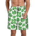 thumbnail image 1 of Fotbe Green Leaves Trajes de Baño Estampados para Hombre, Shorts de Verano de Secado Rápido, Ropa de Playa, Bañadores-XX-Large, 1 of 6