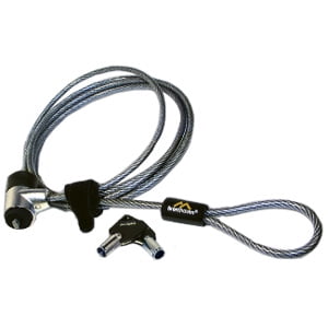 Master Coded Notebook Lock - Brenthaven 4100 Notebook Cable Lock - Master Keyed Lock - Zinc Alloy - 6.5ft