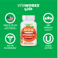 thumbnail image 6 of Vitaworks Kids Vitamin D 1000 IU, Dietary Supplement for Immune Support, 120 Chewables, 6 of 7