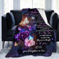 thumbnail image 1 of To My Mom Throw Blanket Flowers Ultra-Soft Micro Fleece Blankets Birthday Gifts for Bed Couch Travel Beach 50"x40", 1 of 5